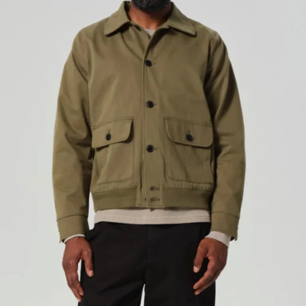Citizens Of Humanity Khaki Field Jacket - Picture 1 of 10